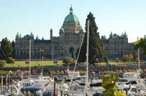 victoria parlement haven en tuinen - Vancouver Island